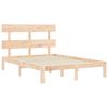 vidaXL Estructura de cama sin colchón madera de pino maciza 120x200 cm