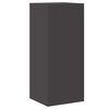 vidaXL Mueble archivador con caj&oacute;n Negro 45,5 x 42 x 106,5 cm