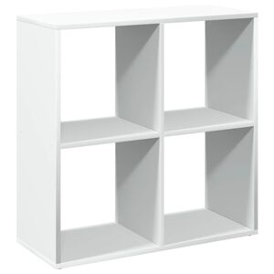 vidaXL Librer&iacute;a biombo blanco 69,5x29x69,5 cm madera de ingenier&iacute;a