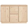 vidaXL Aparador madera maciza de pino 111x34x75 cm