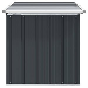 vidaXL Caja de almacenaje para jard&iacute;n gris antracita 109x67x65 cm