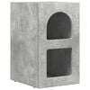 vidaXL Mesita de Noche ELST Gris Concreto 29,5 x 33,5 x 50 cm