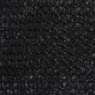 vidaXL Toldo de vela HDPE negro 160 g/m² 4,5x4,5 m