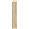 vidaXL Estante cubo de pared 7 compartimentos madera roble Sonoma