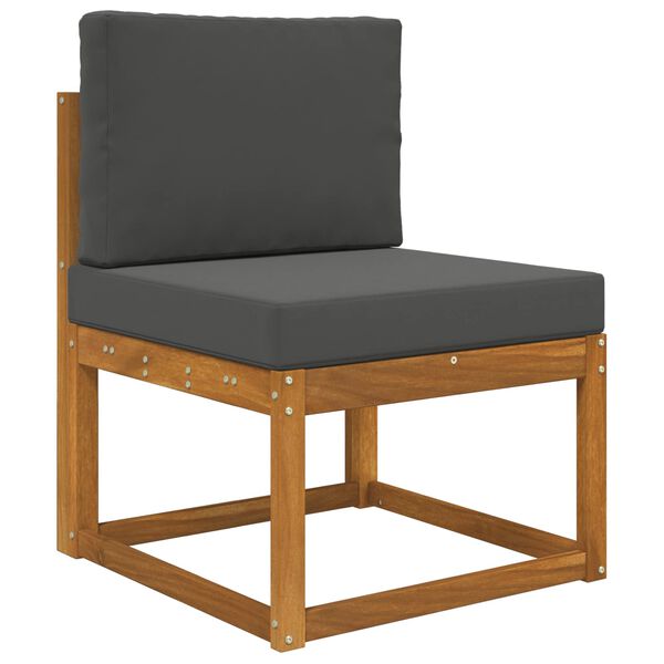 vidaXL Coj&iacute;n para sof&aacute; de exterior 2 pcs Antracita Poli&eacute;ster