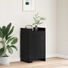 vidaXL Aparador Roble Negro 45 x 35 x 75 cm