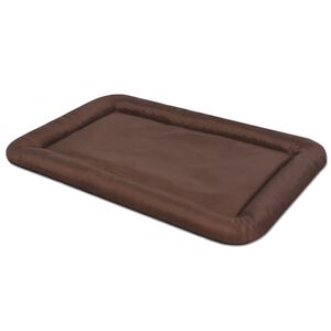 vidaXL Colch&oacute;n para perro tama&ntilde;o XL marr&oacute;n
