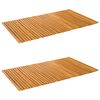 vidaXL Alfombrilla de ba&ntilde;o 2 uds. Natural 100 x 60 cm