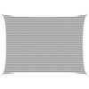 vidaXL Toldo Vela Gris claro y blanco. 5 x 8 m HDPE