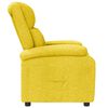 vidaXL Sill&oacute;n reclinable de tela amarillo