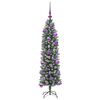 vidaXL &Aacute;rbol Navide&ntilde;o Artificial Delgado con 150 LED Verde y 120 cm