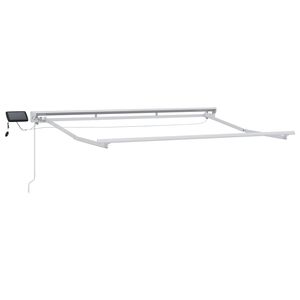 vidaXL Armaz&oacute;n de toldo manual con LEDs 2,5 x 2 m Aluminio