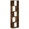vidaXL Librer&iacute;a de 5 niveles madera ingenier&iacute;a roble ahumado