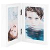 vidaXL Marco de foto collage plegable blanco 2x(21x29,7 cm)