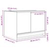 vidaXL Terrario Transparente 40 x 30 x 30 cm Cristal