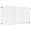vidaXL Salpicadero de cocina Transparente 80 x 40 cm vidrio templado
