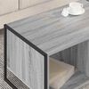 vidaXL Mesa de Café Gris Sonoma 80 x 50 x 40 cm Madera contrachapada