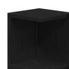 vidaXL Juego de muebles de ba&ntilde;o 3 pcs Negro 30 x 30 x 99,5 cm