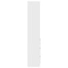 vidaXL Aparador alto blanco 37,5x35x180 cm madera de ingenier&iacute;a