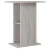 vidaXL Soporte de acuario madera ingenier&iacute;a gris Sonoma 60,5x36x72,5cm