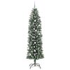 vidaXL &Aacute;rbol Navide&ntilde;o Artificial Delgado con 300 LED Verde y 240 cm