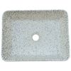 vidaXL Lavabo de encimera rectangular cerámica gris azul 46x35,5x13 cm