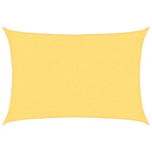 vidaXL Toldo de vela HDPE beige 160 g/m&sup2; 2,5x3,5 m