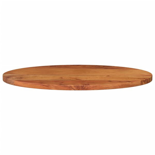 vidaXL Tablero de mesa ovalado madera maciza de acacia 80x40x3,8 cm