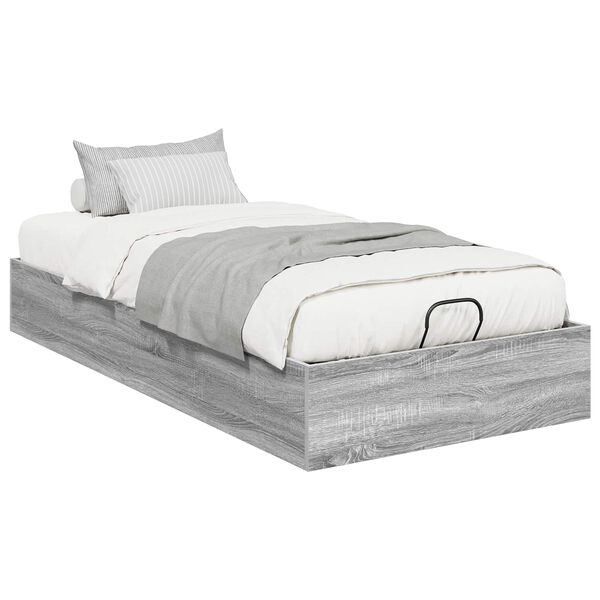 vidaXL Estructura de Cama Ottoman Gris Sonoma 193 x 120 x 25 cm