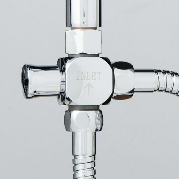 SCH&Uuml;TTE Set de ducha fija con luces LED GALAXIS cromado