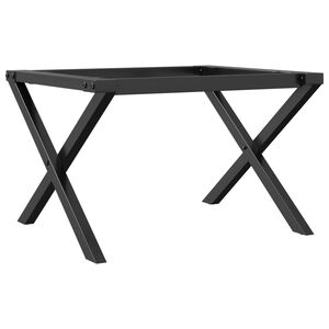 vidaXL Patas de mesa de centro estructura X acero 60x40x38 cm