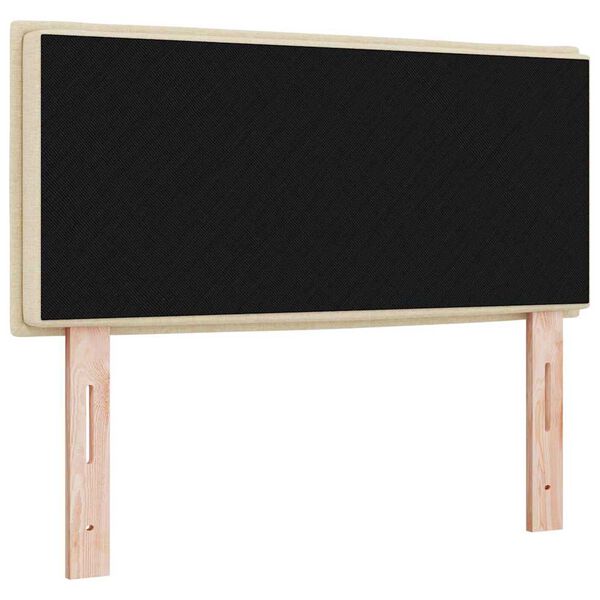 vidaXL Cabecero con cabecera Crema 80 cm Cuero sint&eacute;tico