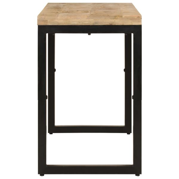 vidaXL Mesa de comedor madera maciza de mango 110x50x76 cm