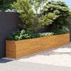 vidaXL Jardinera elevada 578x50x69 cm Acero Corten