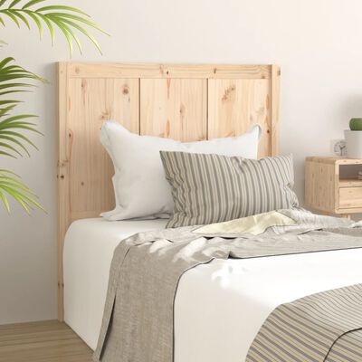 vidaXL Cabecero de cama madera maciza de pino 80,5x4x100 cm
