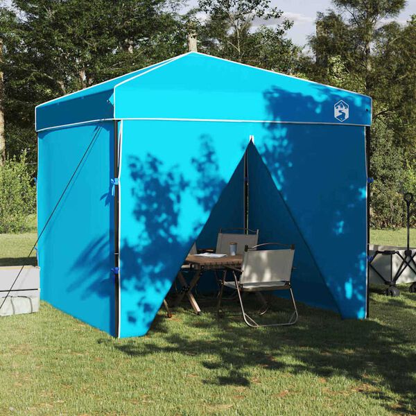 vidaXL Carpa Tipo Dosel Pop-up Azul 250 x 250 cm tela