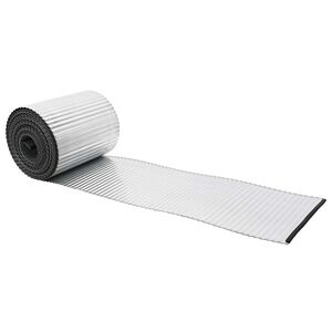 vidaxl Borde de C&eacute;sped 10 m x 25 cm Acero Galvanizado Plateado