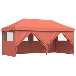vidaXL Carpa de Fiesta 292 x 580 x 315 cm Terracota Tela Oxford