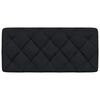 vidaXL Cabecero de cama acolchado tela negro 100 cm