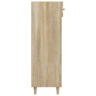 vidaXL Mueble zapatero madera contrachapada color roble 60x35x105 cm