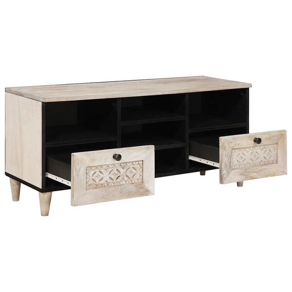 vidaXL Unidades de TV con caj&oacute;n 100 x 33 x 46 cm Madera contrachapada