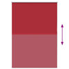 vidaXL Estor Enrollable Opaco Rojo 100x150 cm Tela Ancho 95,7 cm