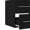 vidaXL Mueble de ba&ntilde;o para lavabo de roble negro 60x38,5x48 cm