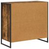 vidaXL Armario auxiliar Roble Humo 79 x 36 x 75 cm