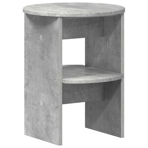 vidaXL Armario auxiliar Gris Concreto &Oslash;40 x 50 cm Madera de ingenier&iacute;a