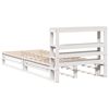 vidaXL Estructura de cama sin colch&oacute;n madera de pino blanca 90x200 cm