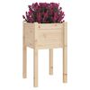 vidaXL Jardineras 2 uds madera maciza de pino 40x40x70 cm