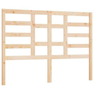 vidaXL Cabecero de cama madera maciza de pino 146x4x104 cm