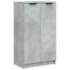 vidaXL Zapatero madera contrachapada gris hormig&oacute;n 59x35x100,5 cm