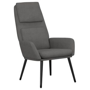 vidaXL Sill&oacute;n de relax de tela gris claro